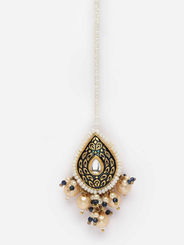 Neela Mahal Maang Tikka Hair Jewellery : DGH2M24004