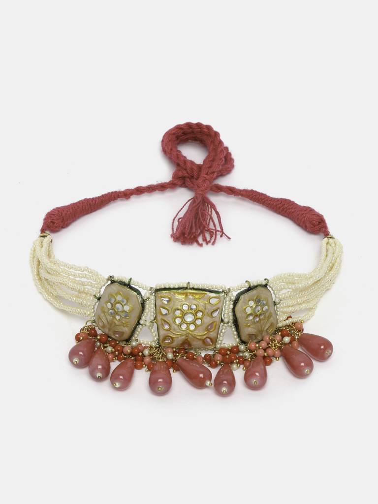 Shell Chokar Necklace : DGNC23010