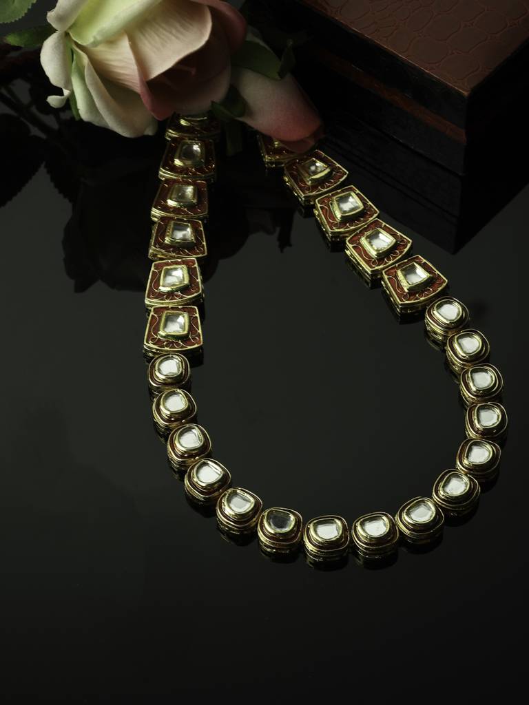 Vermilion Veil Haar Necklace : DGNH23020