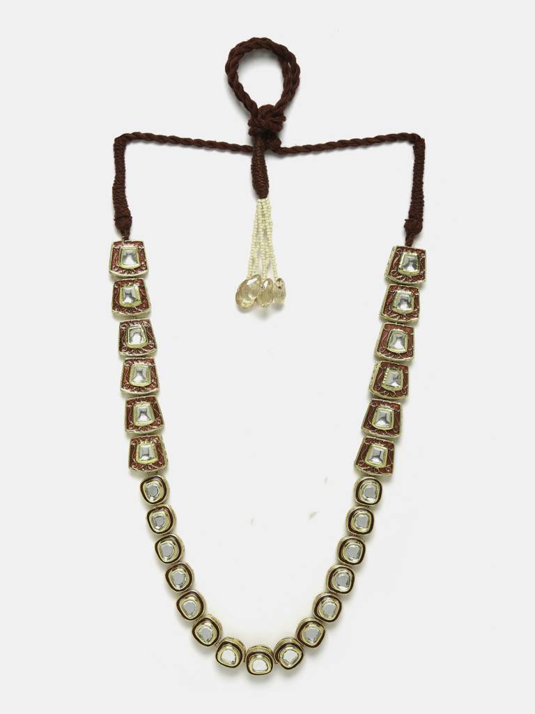 Vermilion Veil Haar Necklace : DGNH23020