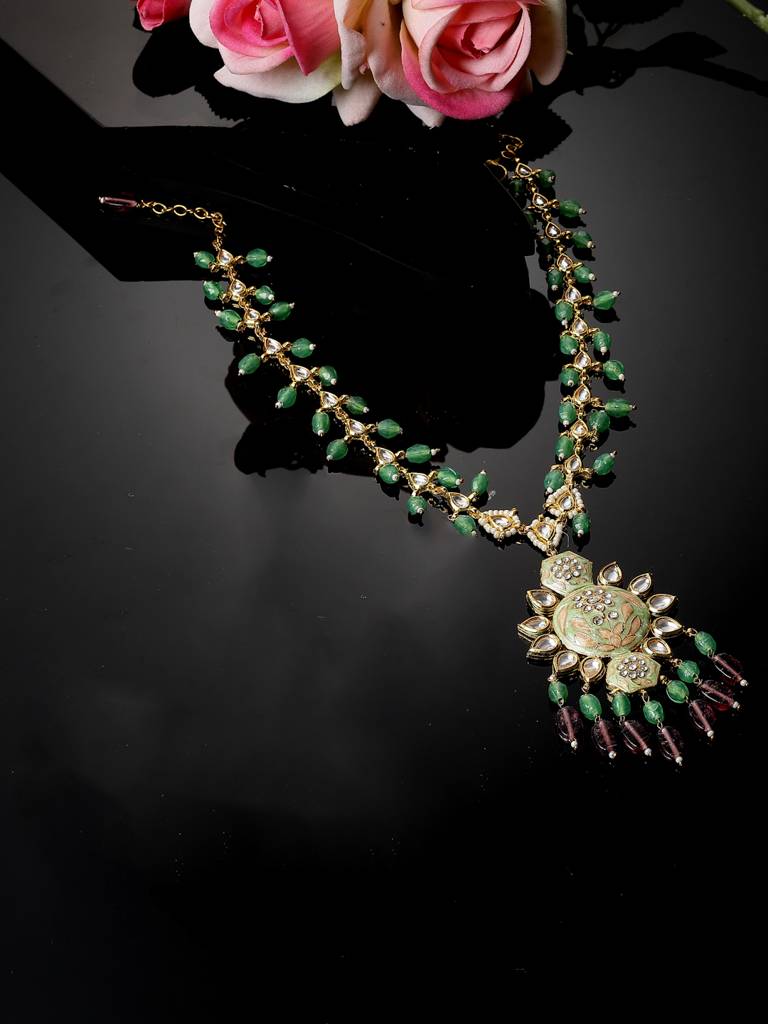Peacock Haar Necklace : DGNH23033
