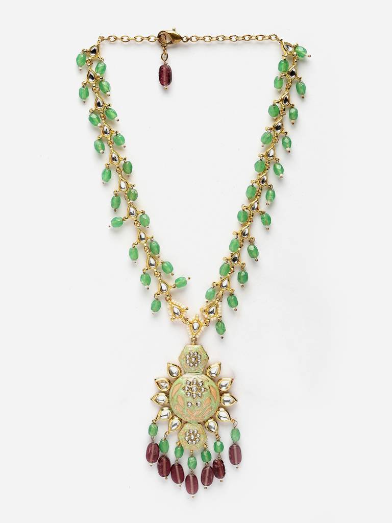 Peacock Haar Necklace : DGNH23033