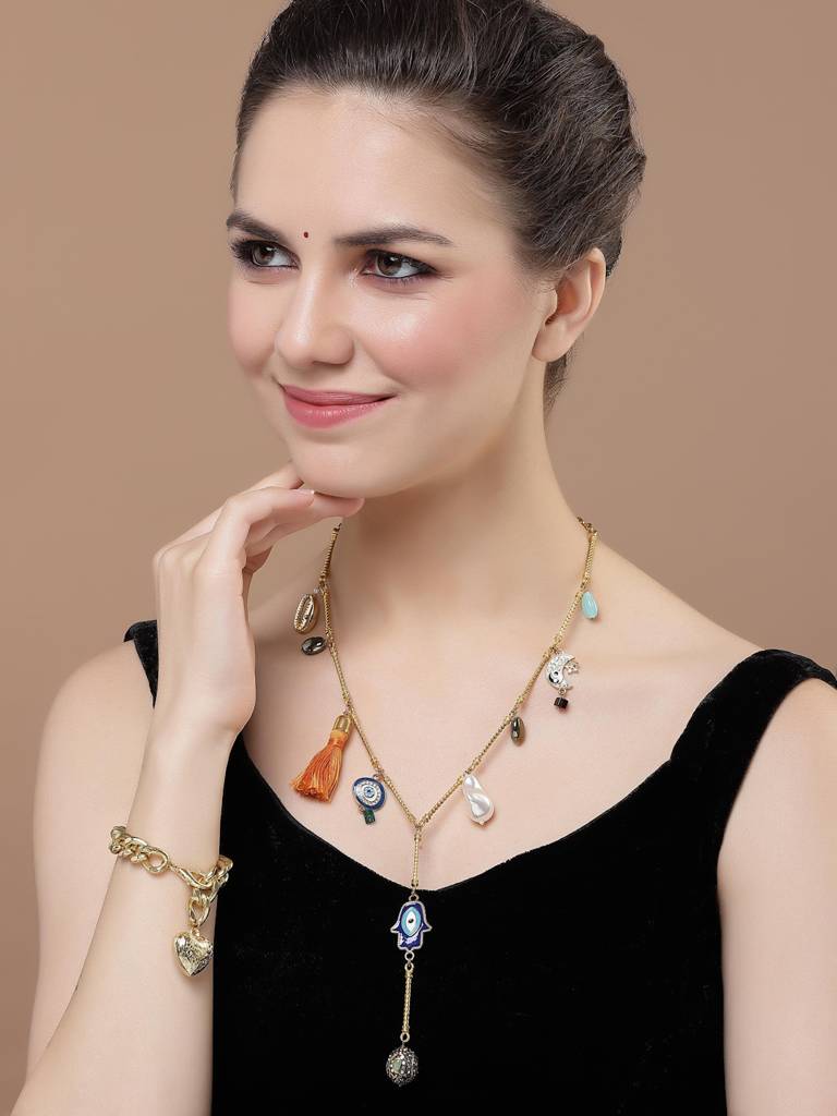 Flame Haar Necklace : DGNH23035
