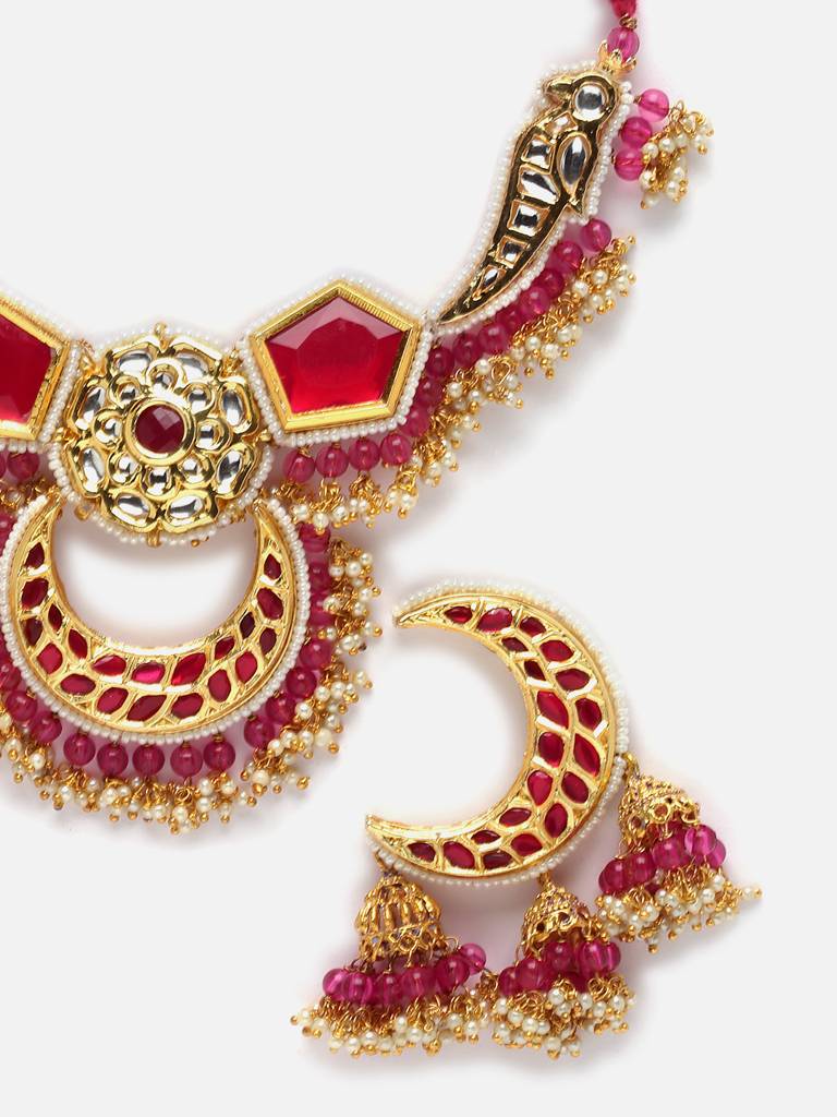Dew Necklace With Earring Jewellery Set : DGNHE23015
