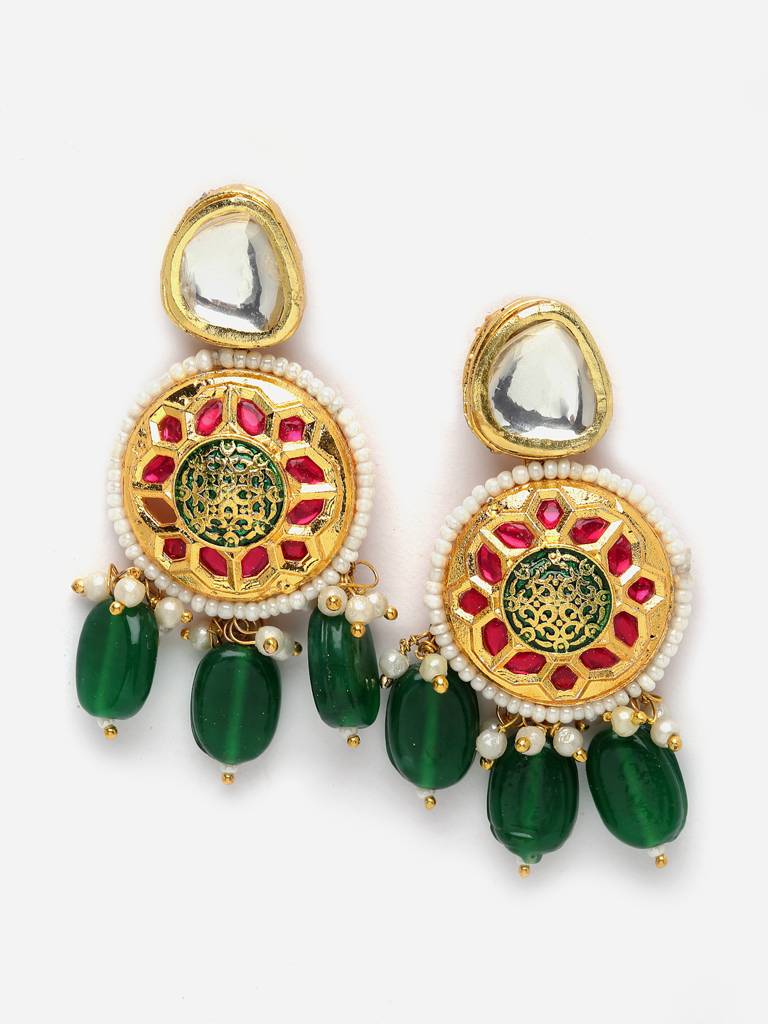Zindagi Necklace With Earring Jewellery Set : DGNHE23017
