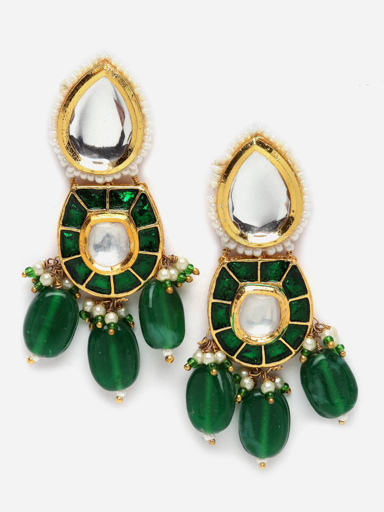 Poshak Necklace With Earring Jewellery Set : DGNHE23019