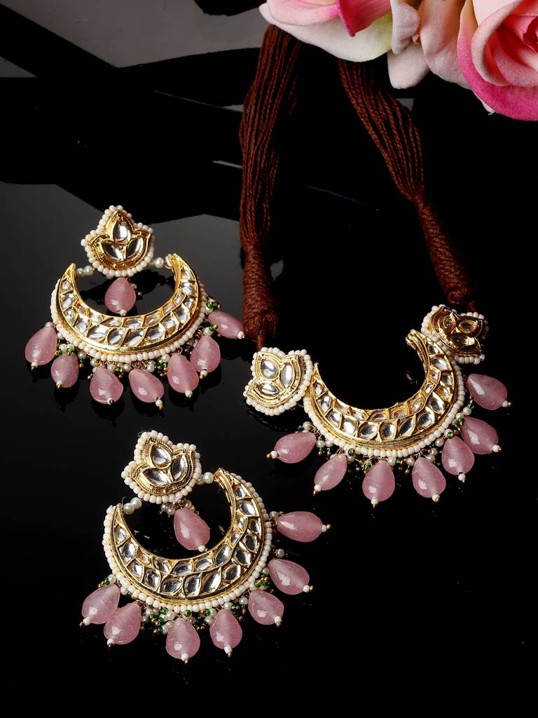 Gulnasreen Necklace With Earring Jewellery Set : DGNHE23036