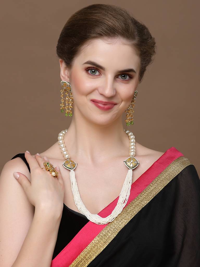 Smoky Splendor String Necklace : DGNL23014