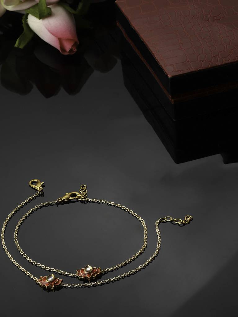 Coral Cascade Anklet Other Accessories : DGOF23002