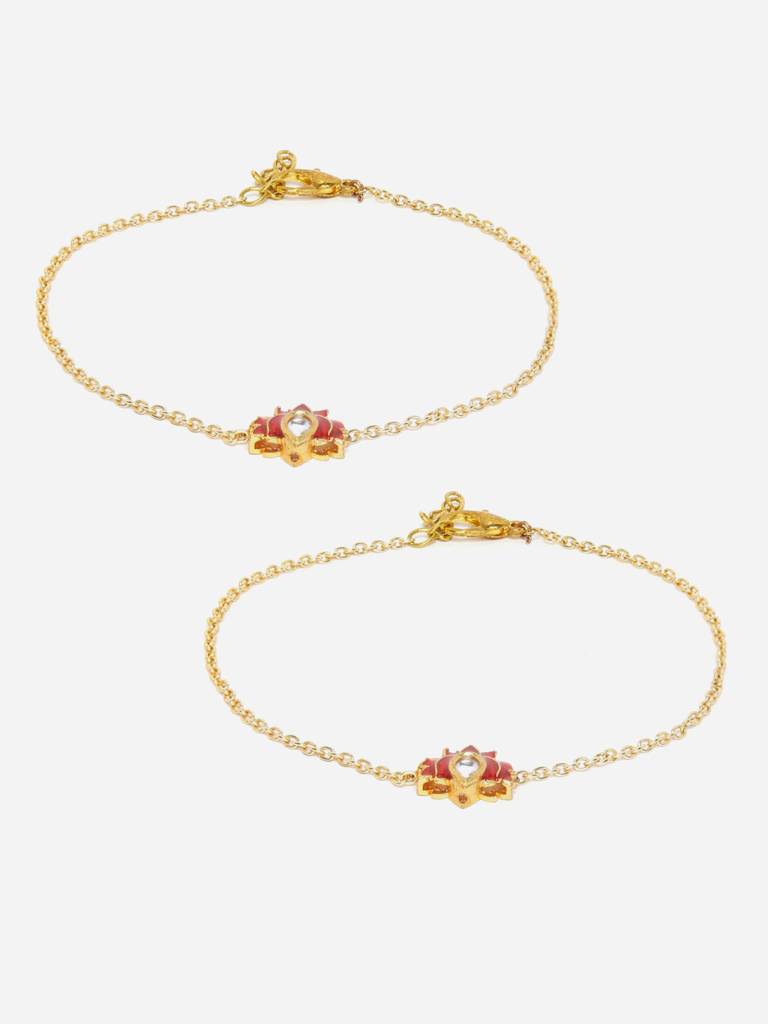 Coral Cascade Anklet Other Accessories : DGOF23002