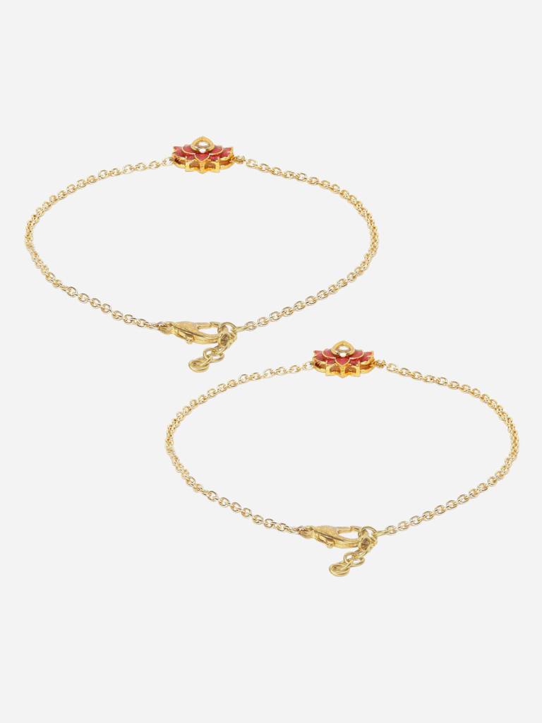 Coral Cascade Anklet Other Accessories : DGOF23002