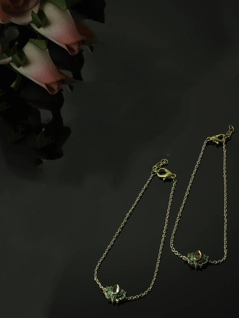 Emerald Anklet Other Accessories : DGOF23003