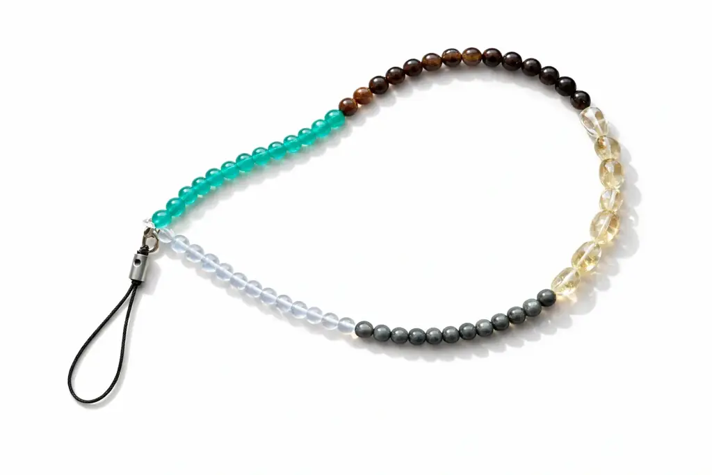 Dhanyog Crystal/Gemstone Mobile Charm For Prosperity & Success : DHANYOG-MOBILE-CHARM