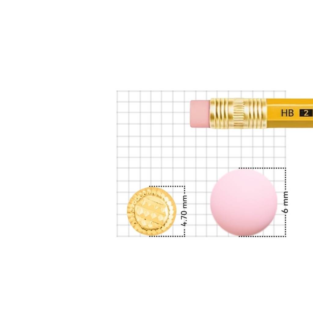 Yuvora 18K Yellow Gold Sun Crest Nose Pin For Women | Screw Back Closure | Bis Hallmarked | Pure Gold Nose S : DNP1028-18YG-IS