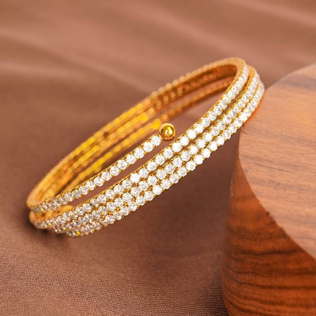 Crystal Wrap Spring Bracelet : BR76