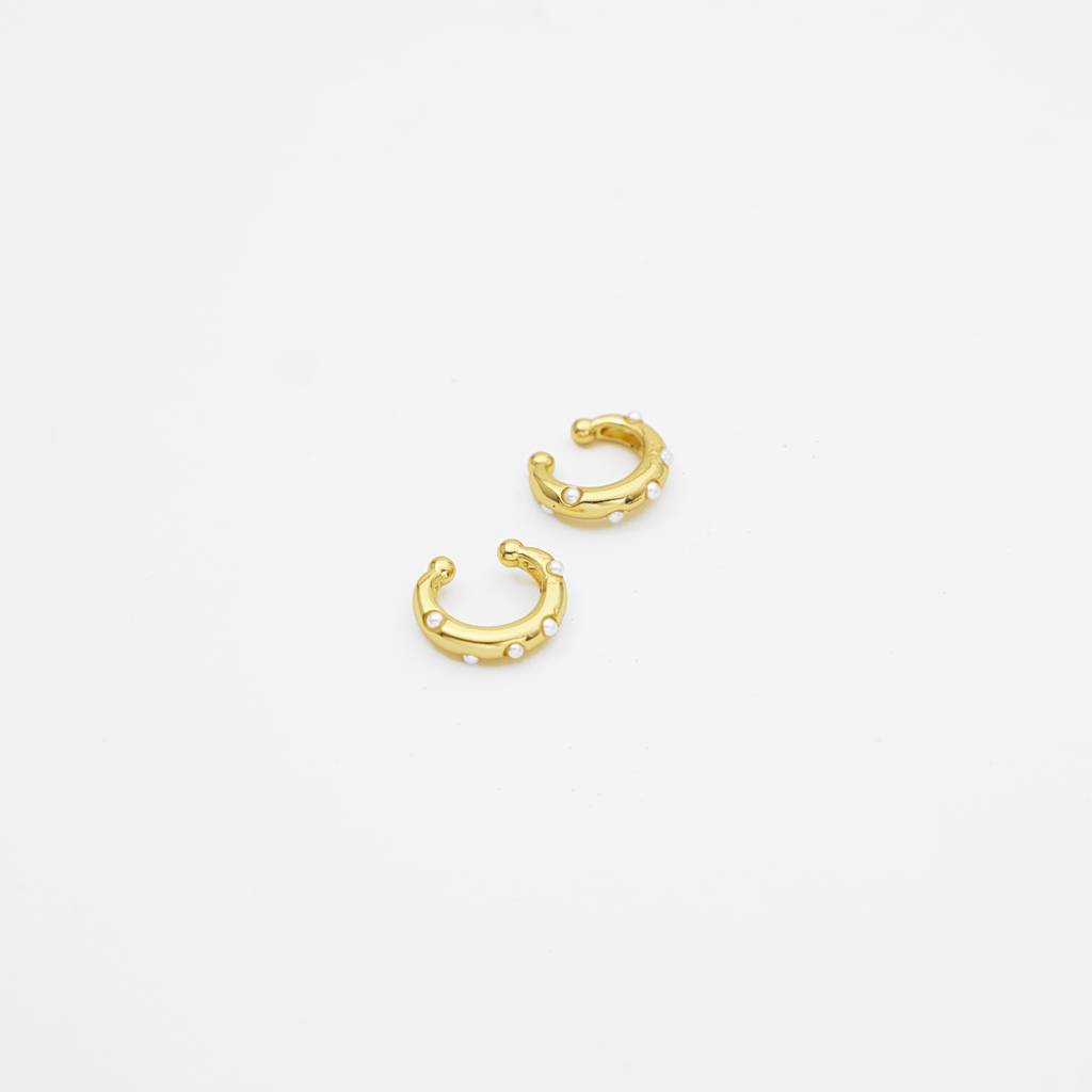 Dewdrop Pearl Ear Cuff : TR9