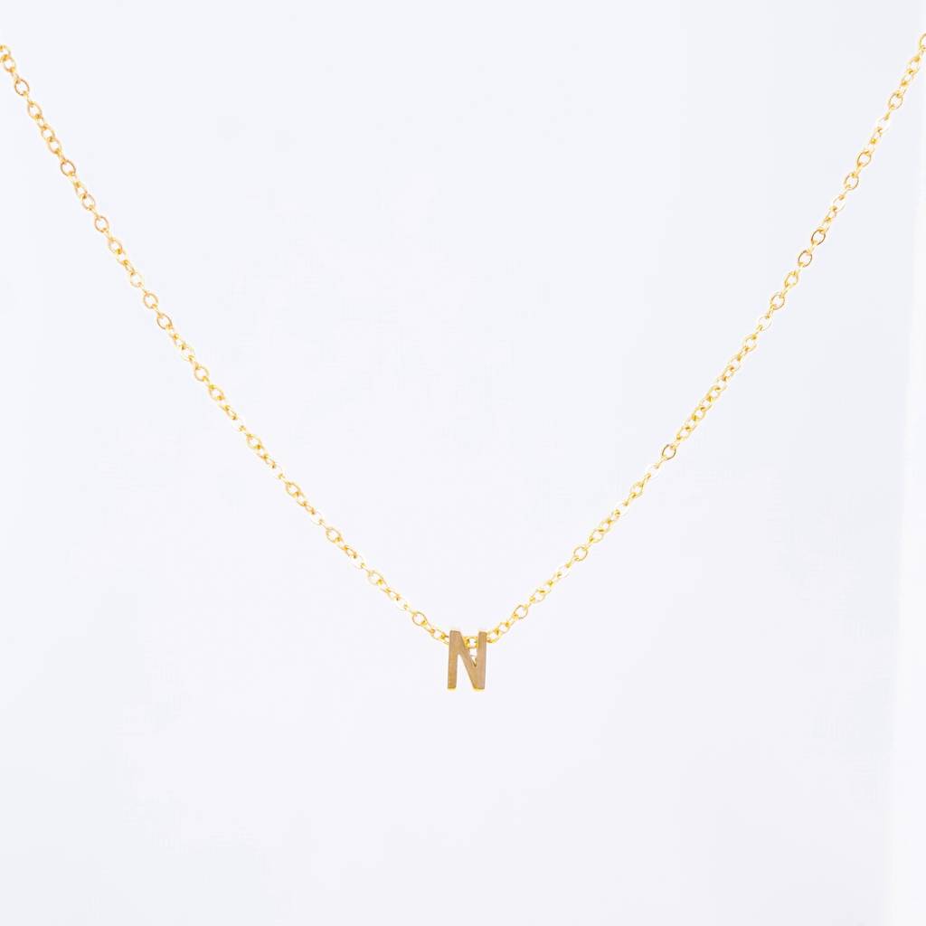 Initial Pendant Necklace : NK243