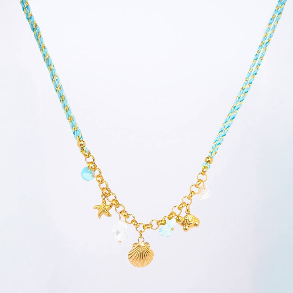 Bohemian Ocean Charm Necklace : NK332
