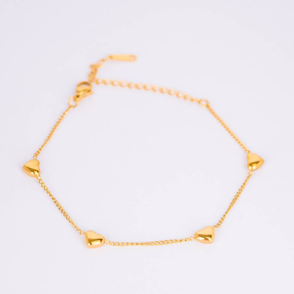 Golden Daisy Number Bracelet : BR154