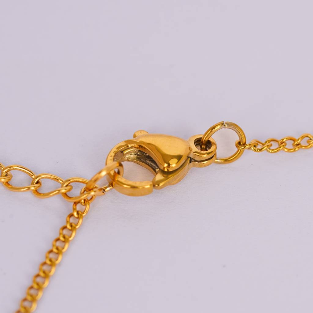 Golden Daisy Number Bracelet : BR154