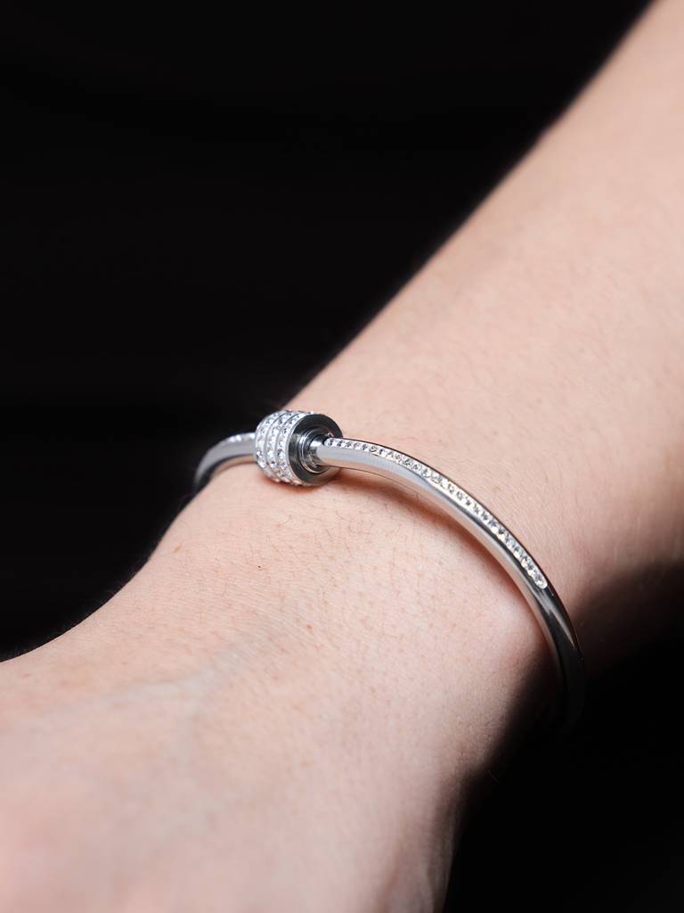 Titanium Zircon Bangle : CAO0026NIH