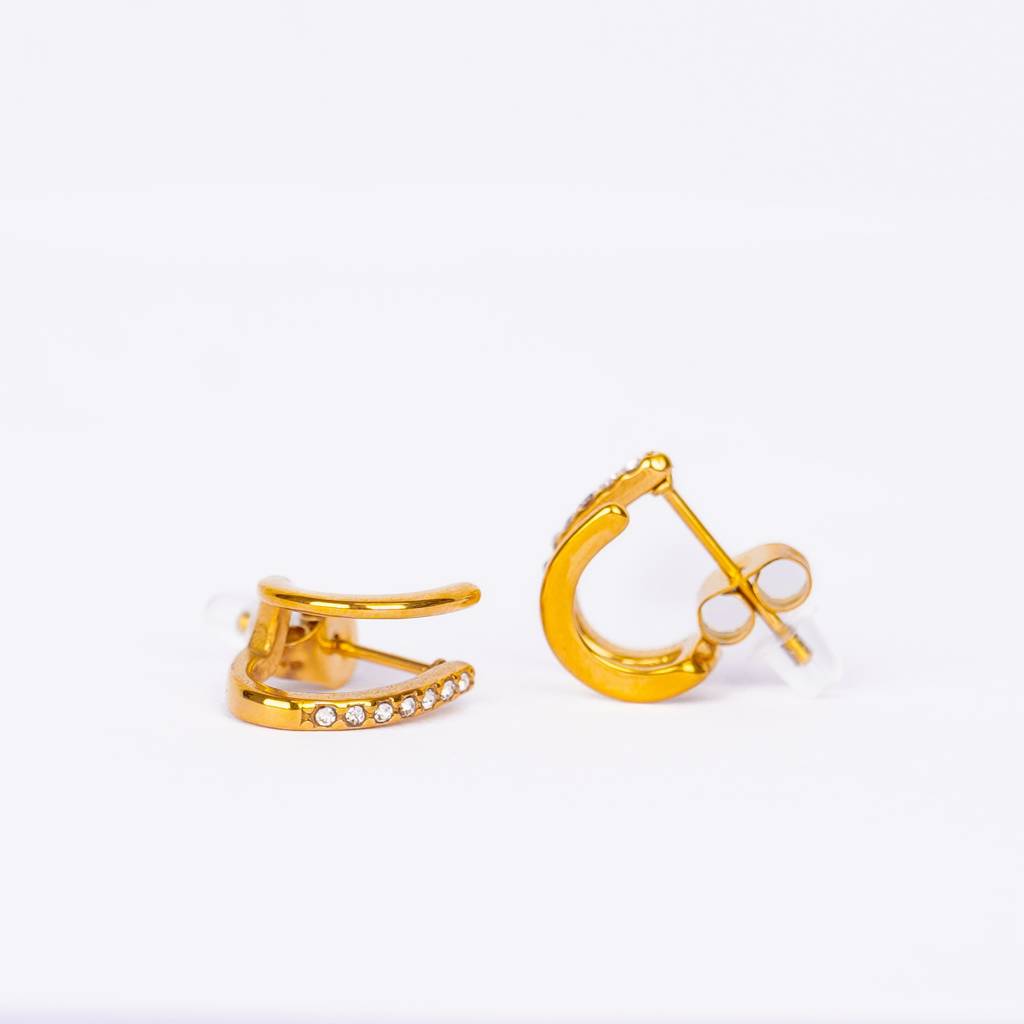 Amore - Modern Hoop Earrings : ER139