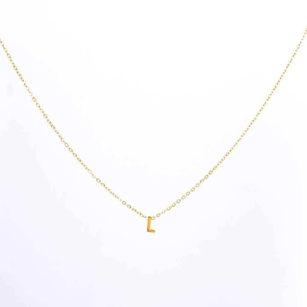 Initial Pendant Necklace : NK245