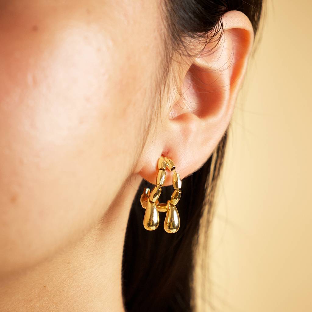 Trinket Dual Drop Earrings : TE29