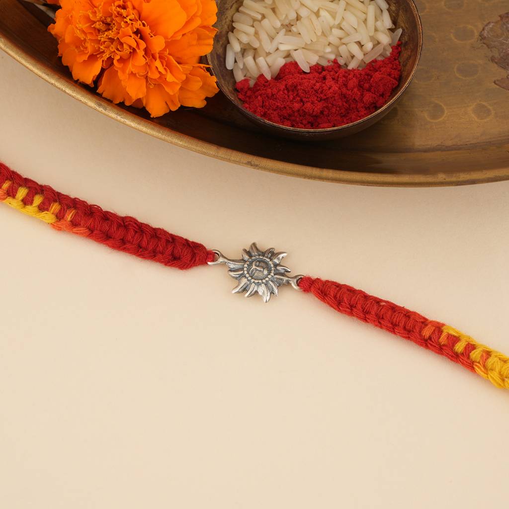 Silver Sun Rakhi : SSA014