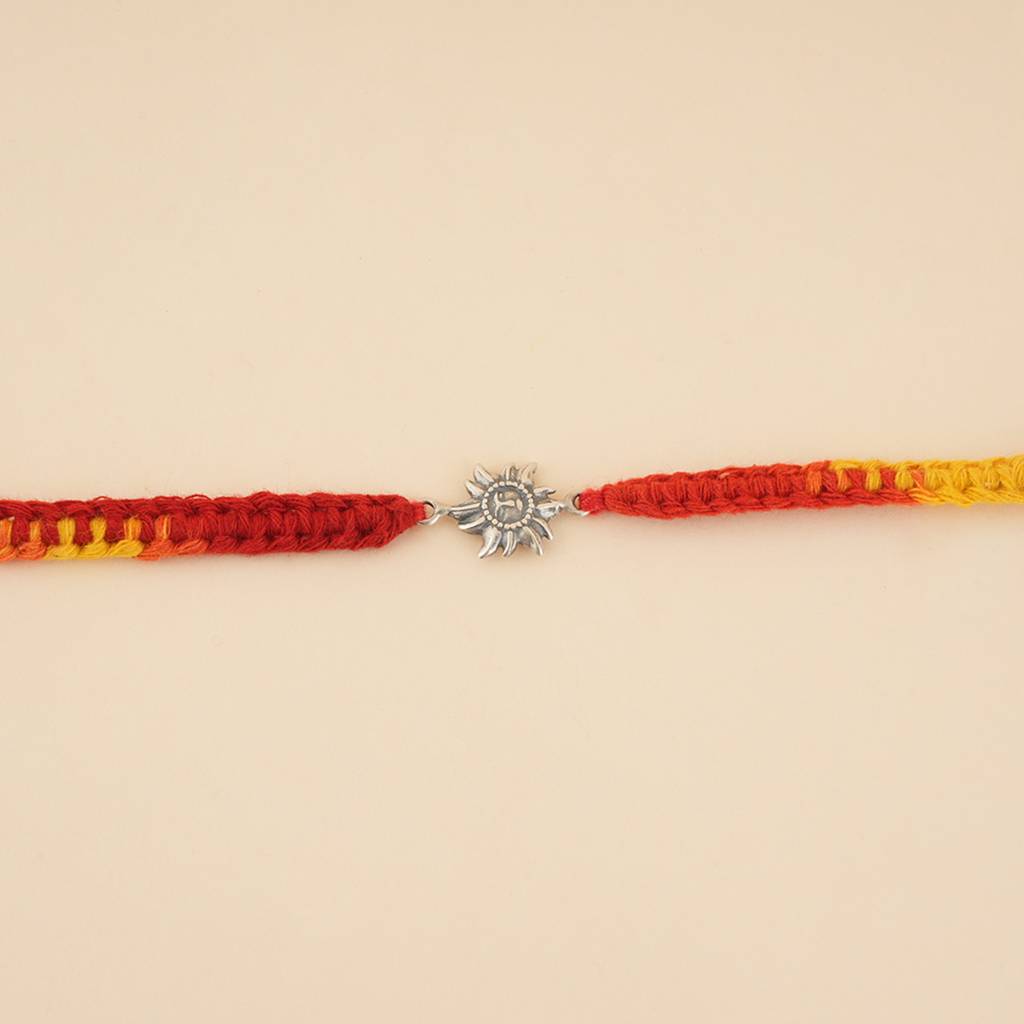 Silver Sun Rakhi : SSA014