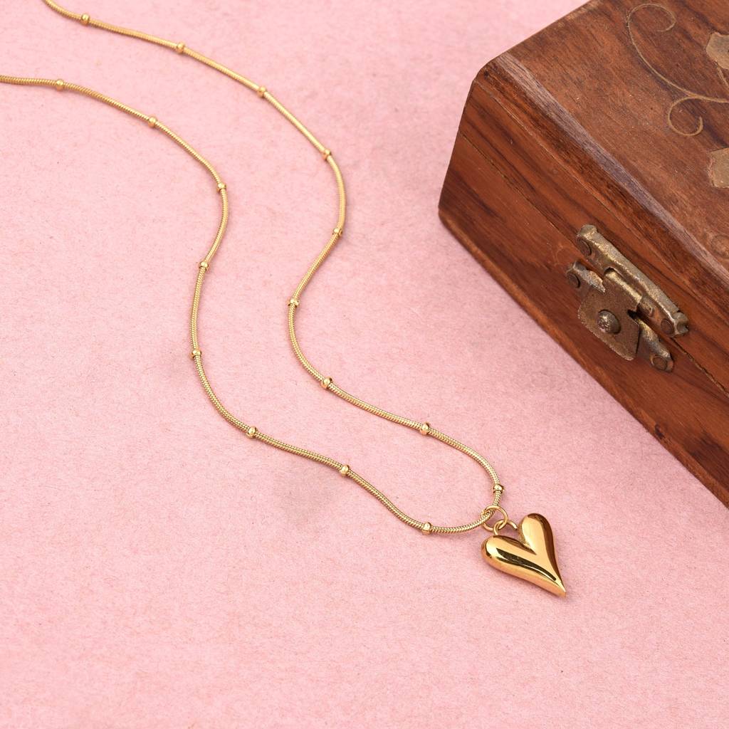 Veloura Delicate 18K Gold Plated Necklace : PENECKGP37