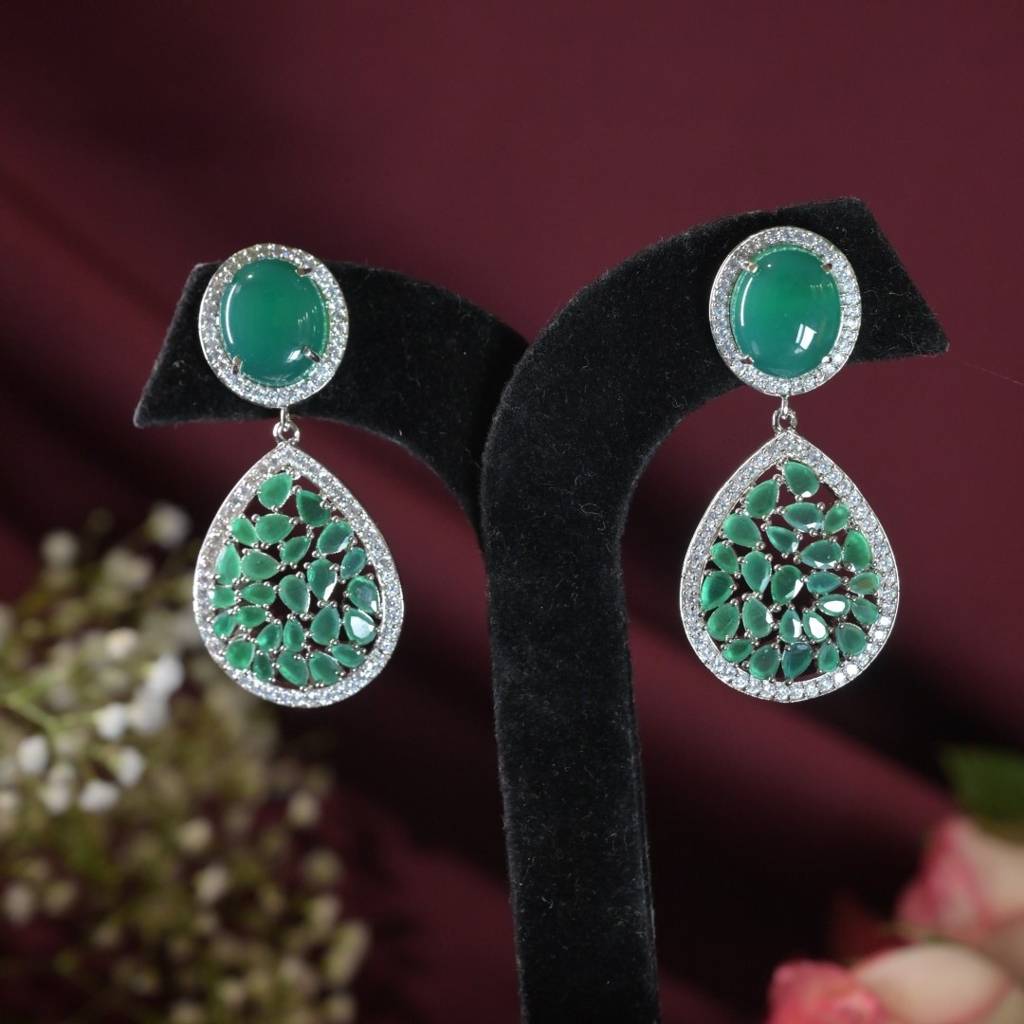 Zehnaseeb Bold Dangler Cocktail Earrings : EAR0058