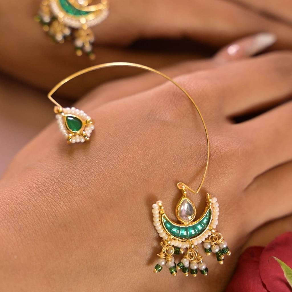 Sindoori Kamal Ear Cuff Earring : EAR0043