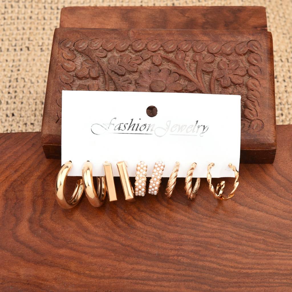 Trendrush Combo Pack Of 5 Pair Earrings : PEEAR5COMGP49