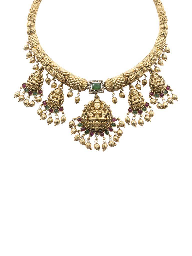 Unique Hansli Style Temple Necklace Setâ : SATJS281
