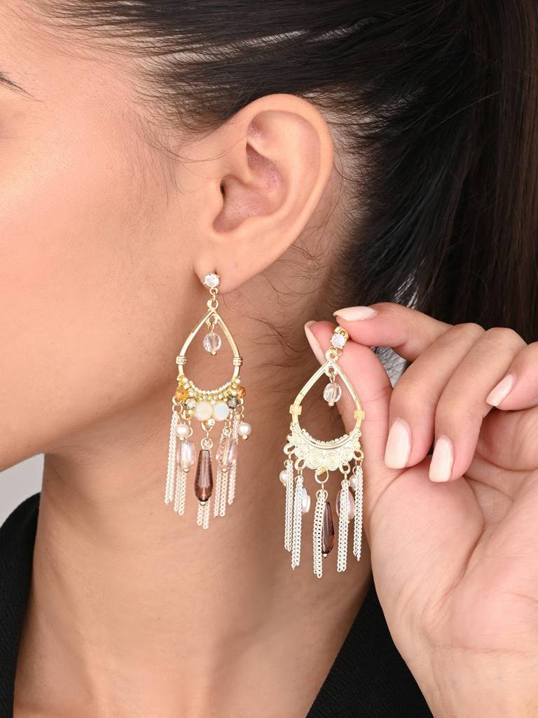 Boho Luxe Dangle Earrings : WER168LLGLD