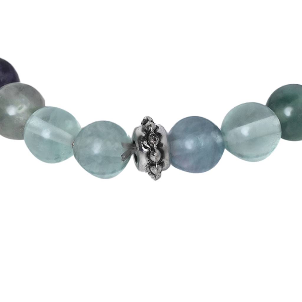 Flourite Healing Gemstone Bracelet : FLOURITE-BRACELET
