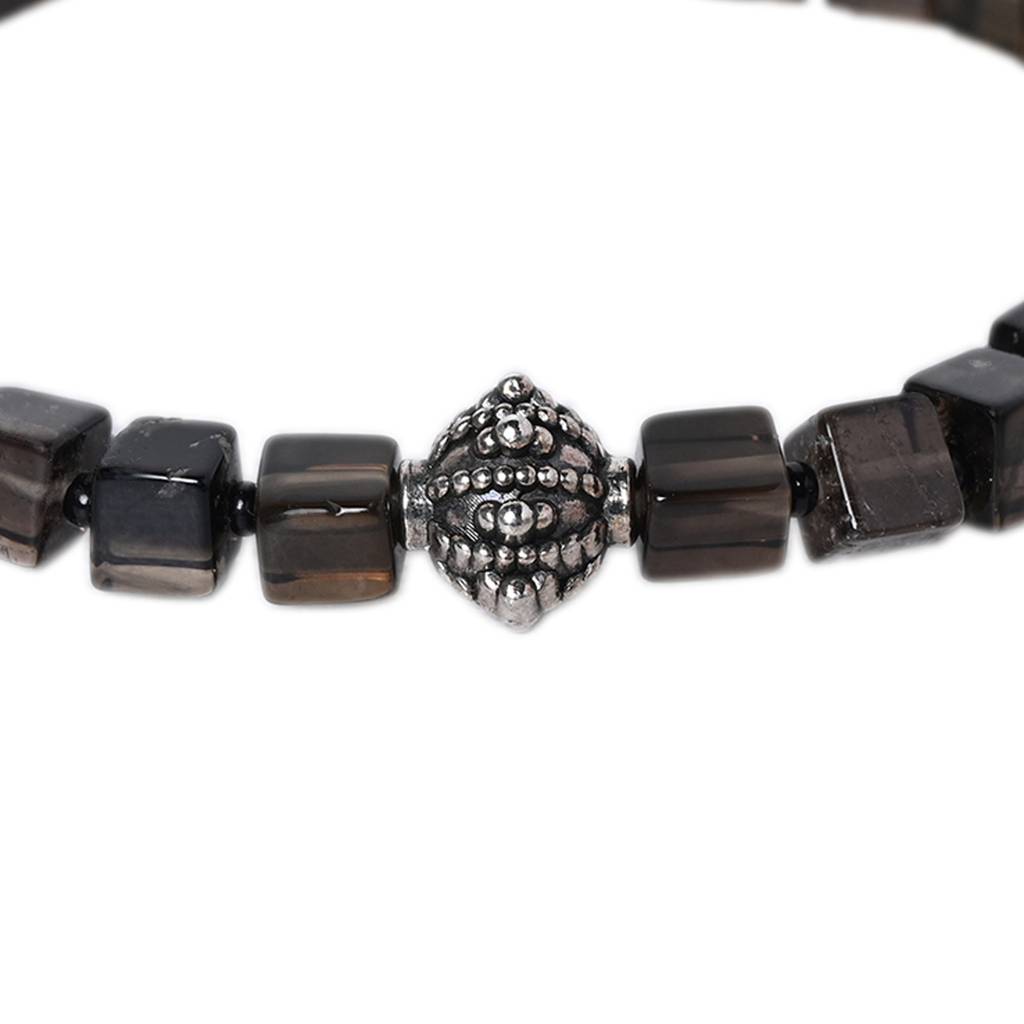 Smoky Quartz Healing Gemstone Bracelet : SMOKY-QUARTZ-BRACELET