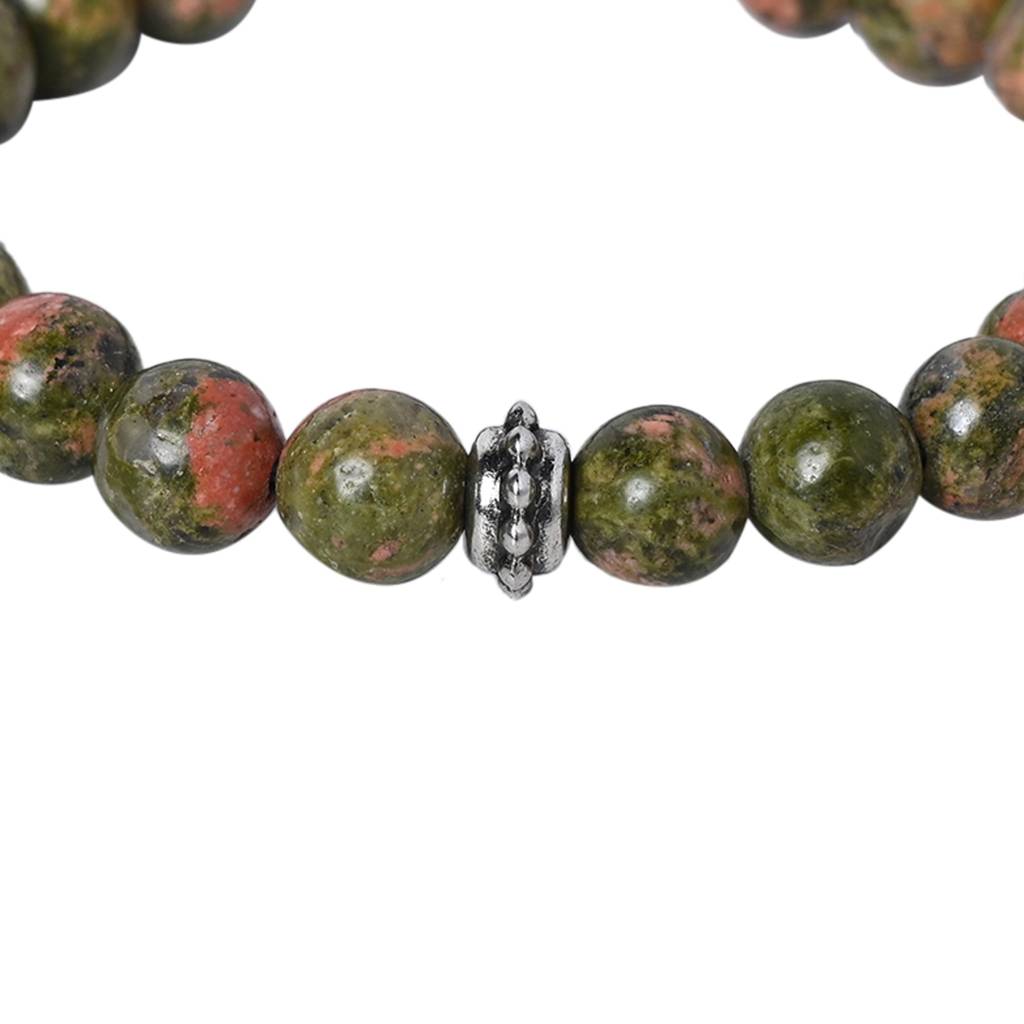 Unakite Healing Gemstone Bracelet : UNAKITE-BRACELET