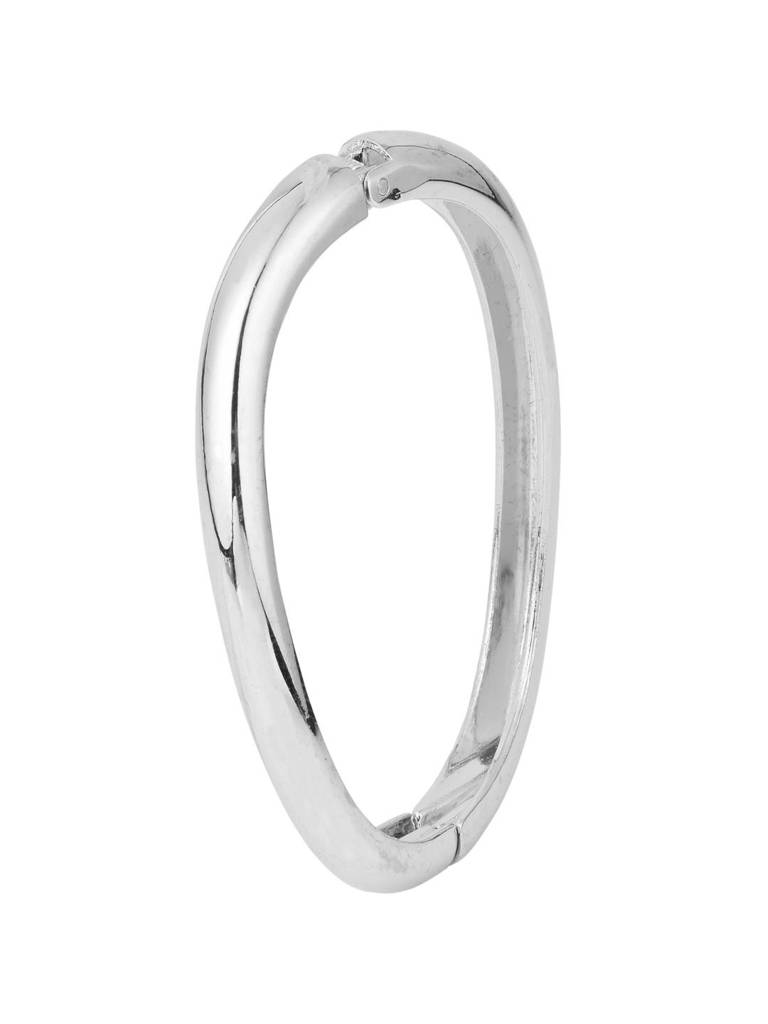 Thin Silver Gold Bangle For Stacks : WBR130WCSLV