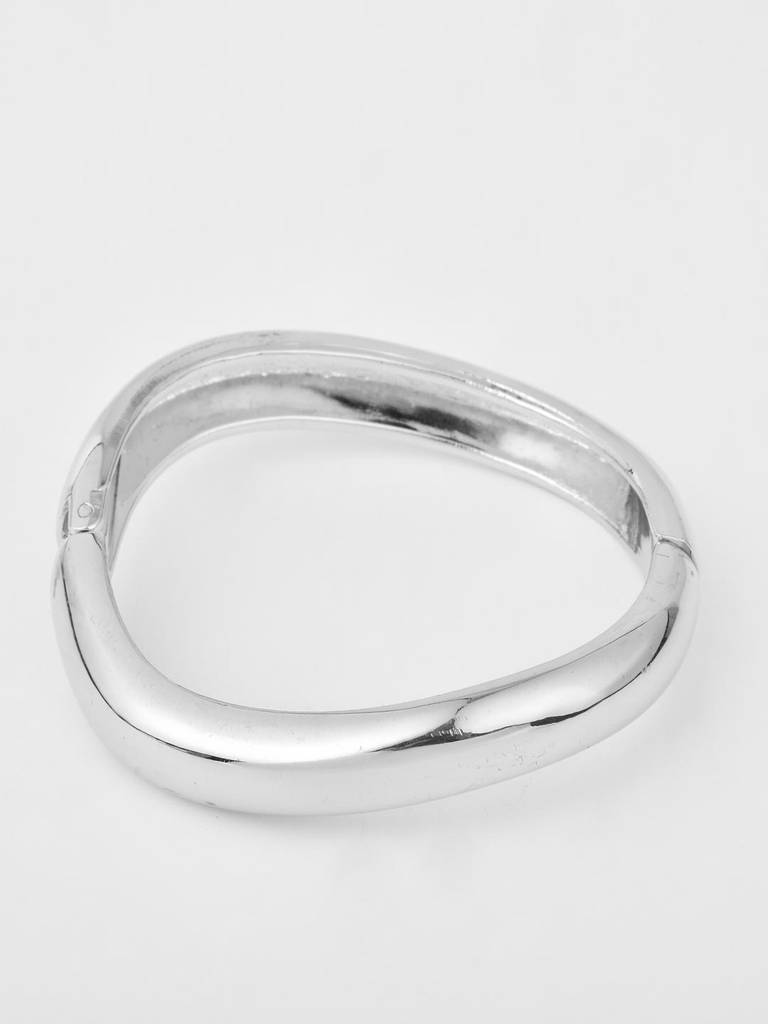 Thin Silver Gold Bangle For Stacks : WBR130WCSLV