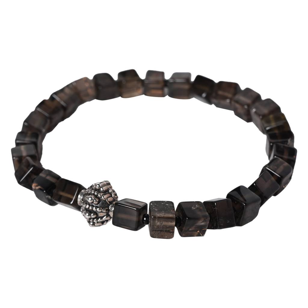 Smoky Quartz Healing Gemstone Bracelet : SMOKY-QUARTZ-BRACELET