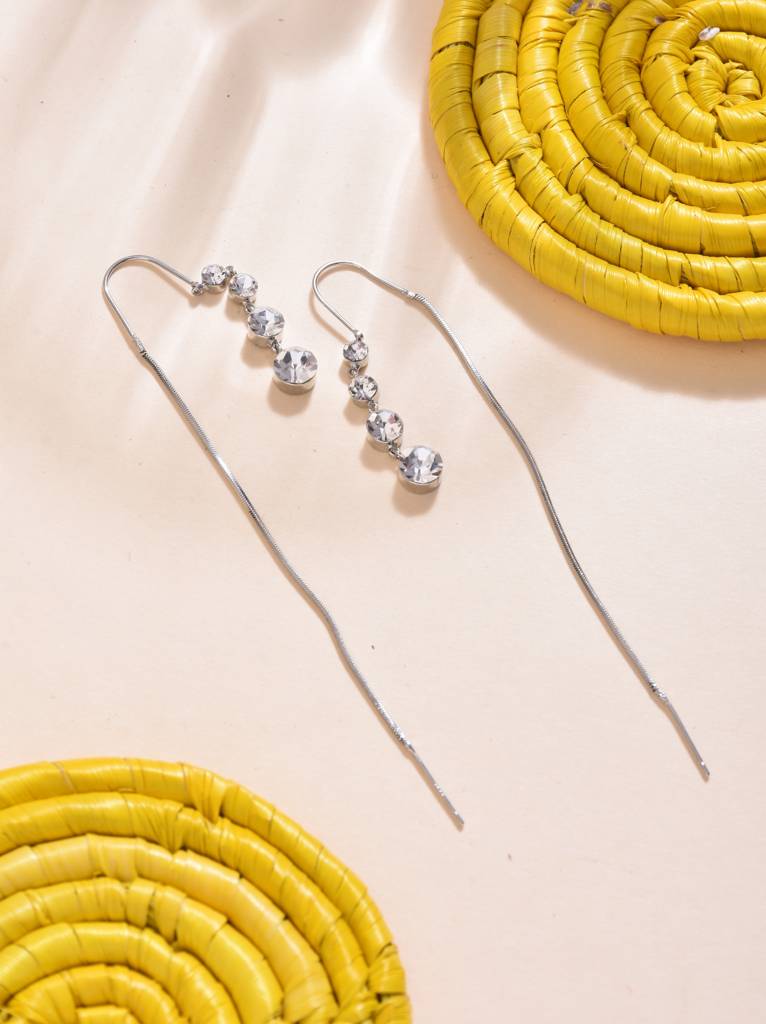 Diamond Drop Earring : WER50MLSLV