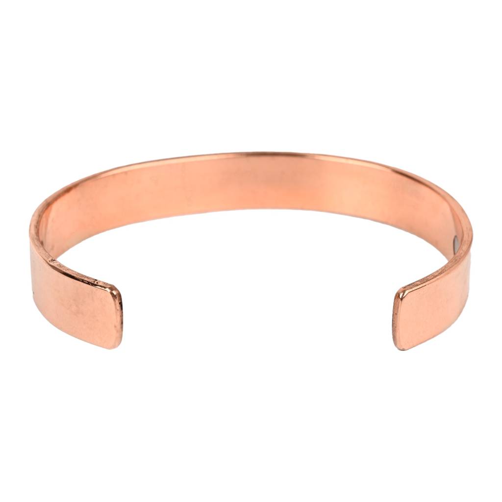 Pure Copper Healing Kada – Unisex Magnetic Cuff With Bhairavi Devi : BHAIRAVI-DEVI-COPPER-KADA