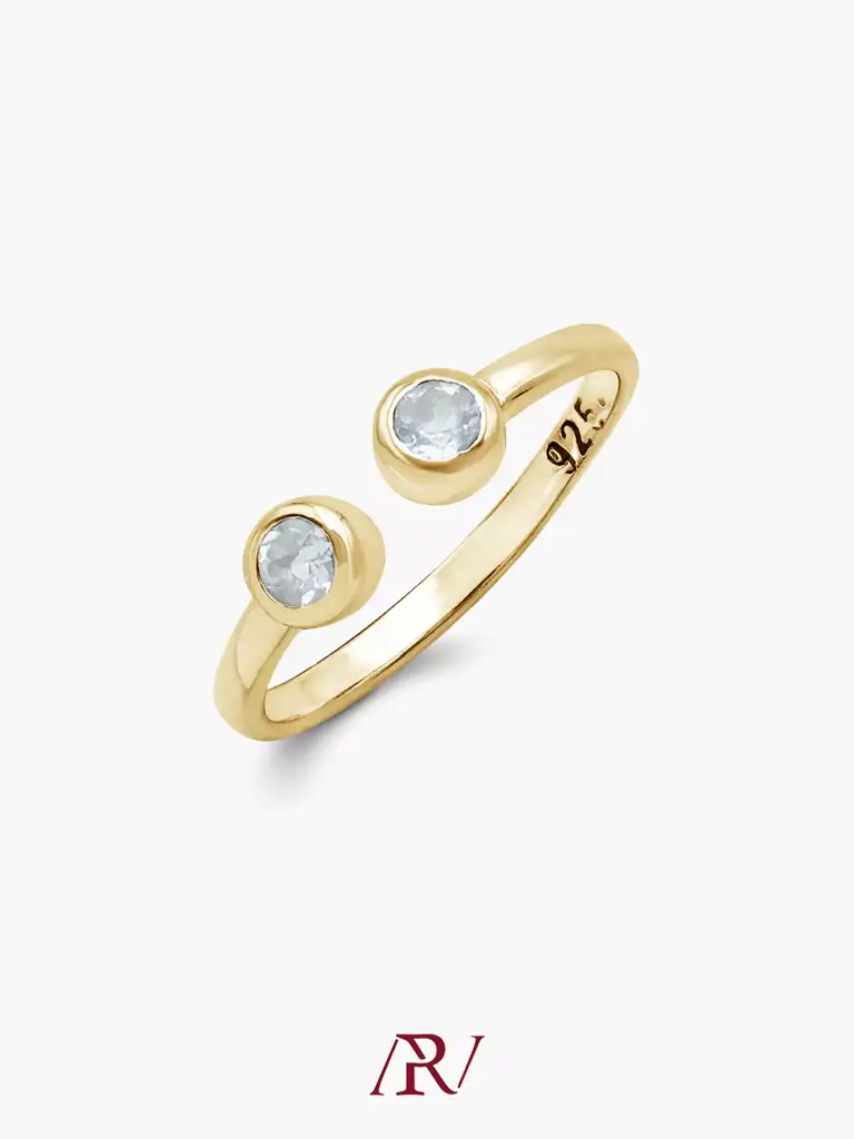 The Dual Stone Ring : ARV-RI-061