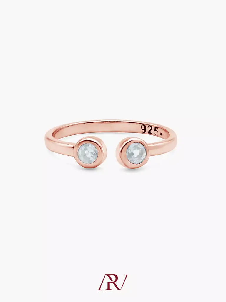 The Dual Stone Ring : ARV-RI-061
