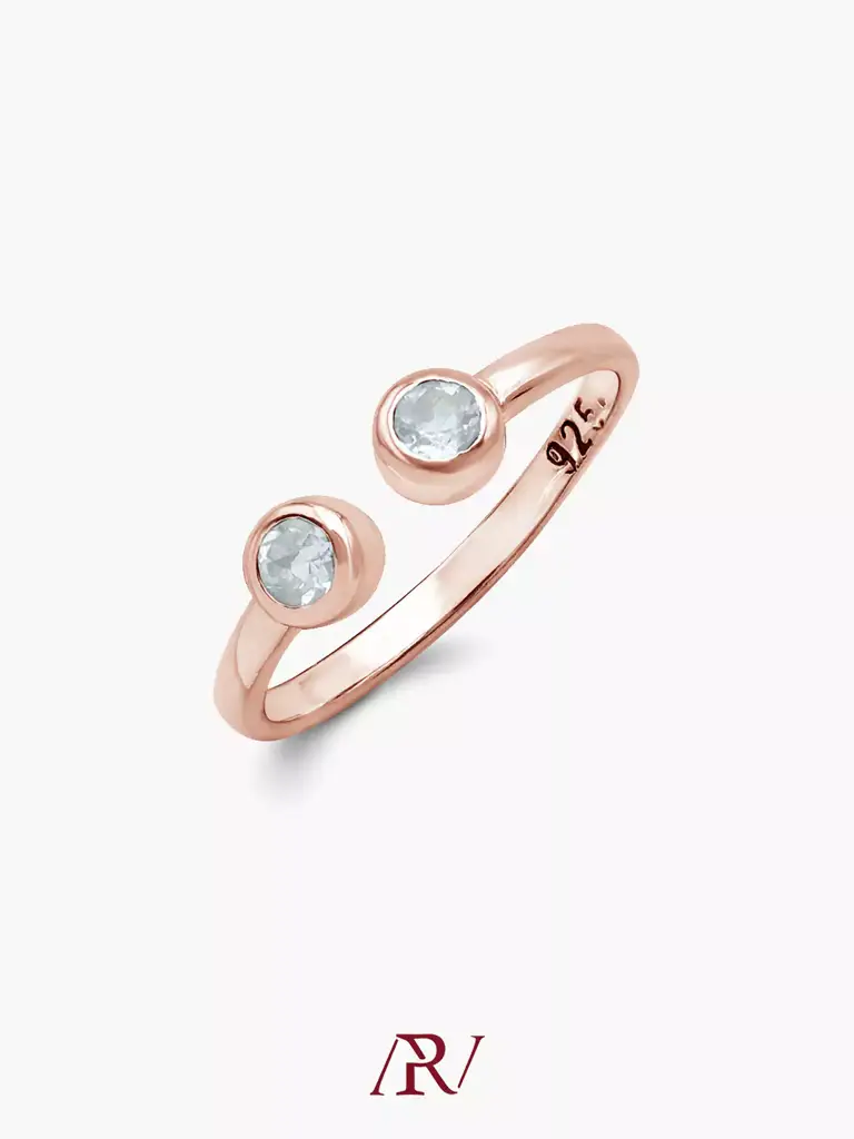 The Dual Stone Ring : ARV-RI-061