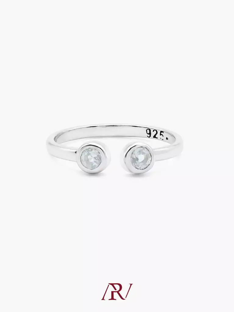 The Dual Stone Ring : ARV-RI-061