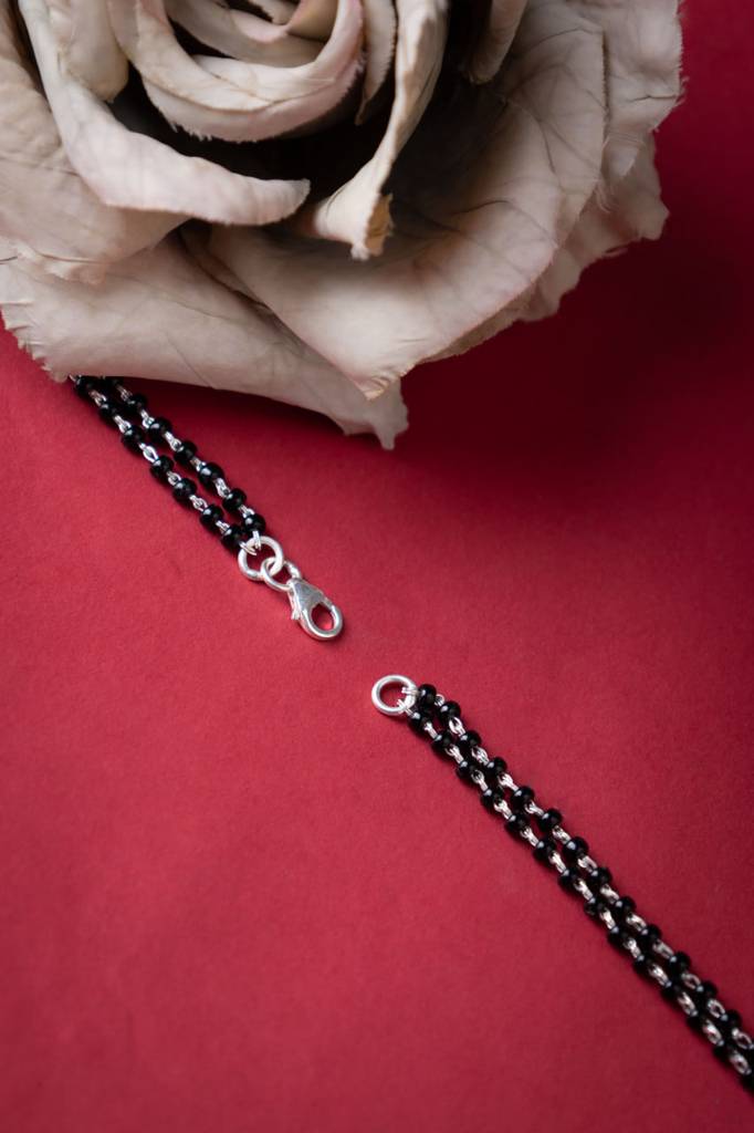 925 Sterling Silver Dulari Chidiya Statement Mangalsutra : SR6009