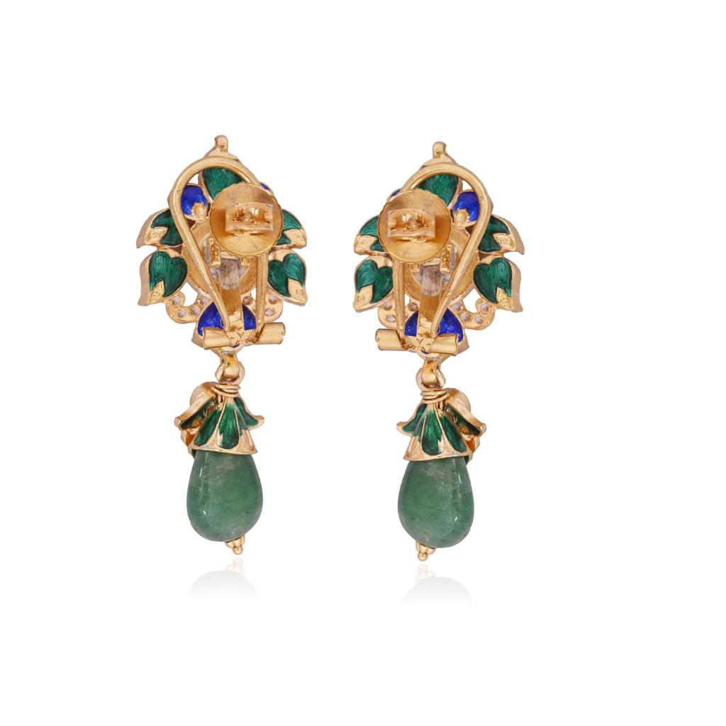 Zehra Choker Set In Jadau With Meenakari : E-CH-104